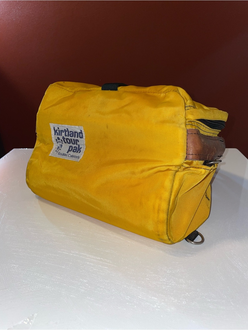 Kirtland Tour Pak Adults Yellow Nylon Boulder Colorado Cyclist Bike Bag